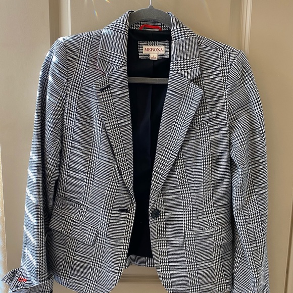 Merona Tops - BLACK & WHITE BLAZER!